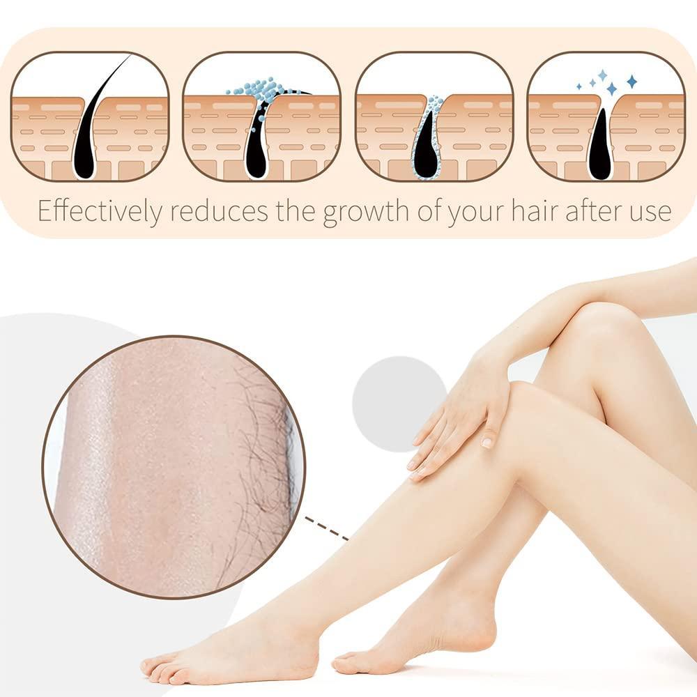 Crystal Hair Eraser – Magic Painless Hair Removal & Smooth Exfoliating Tool (Unisex, Random Colour)