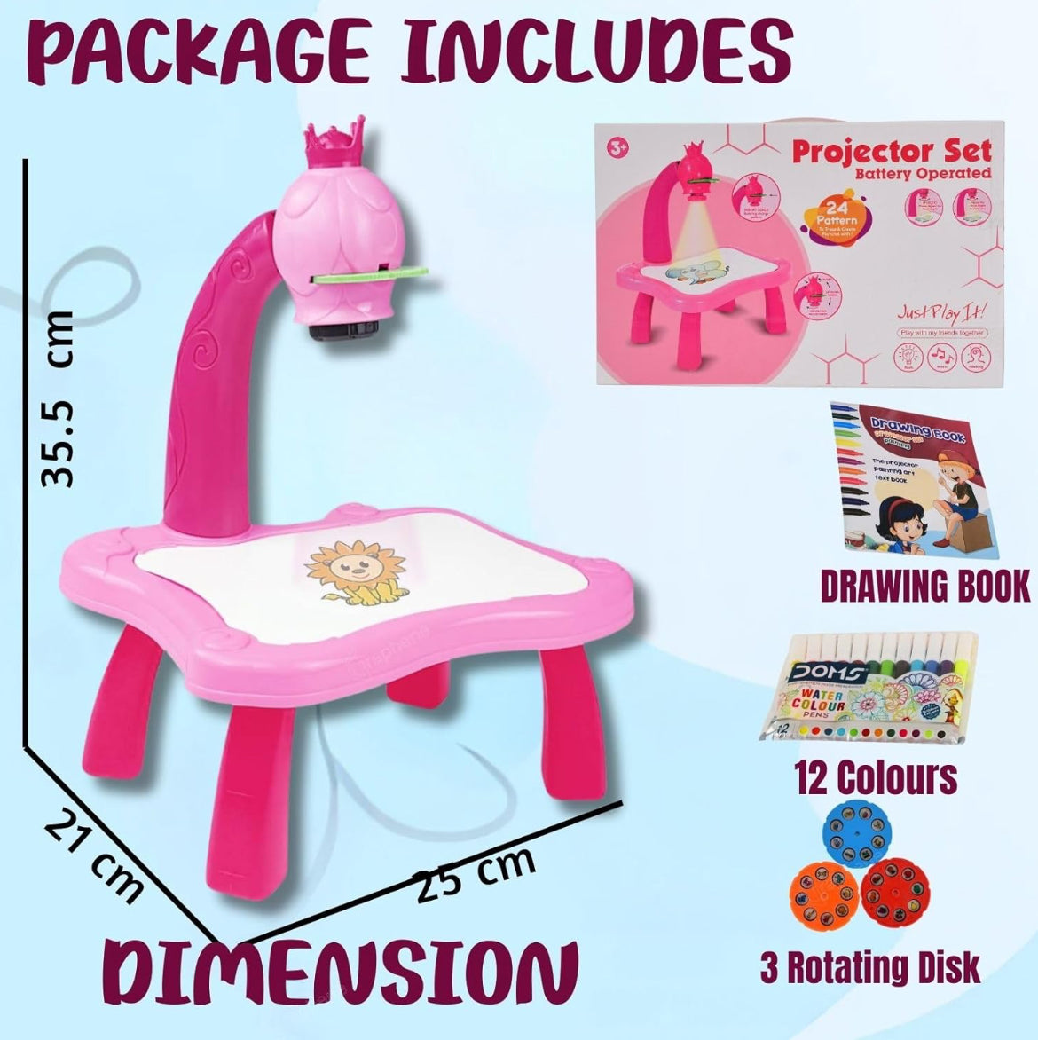 Projector Drawing Desk, Painting Board for Kids