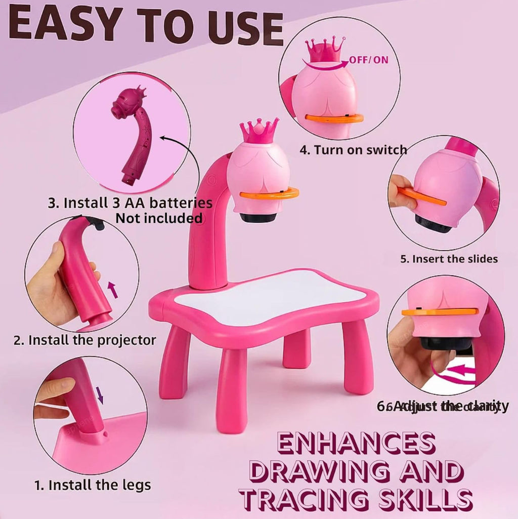 Projector Drawing Desk, Painting Board for Kids