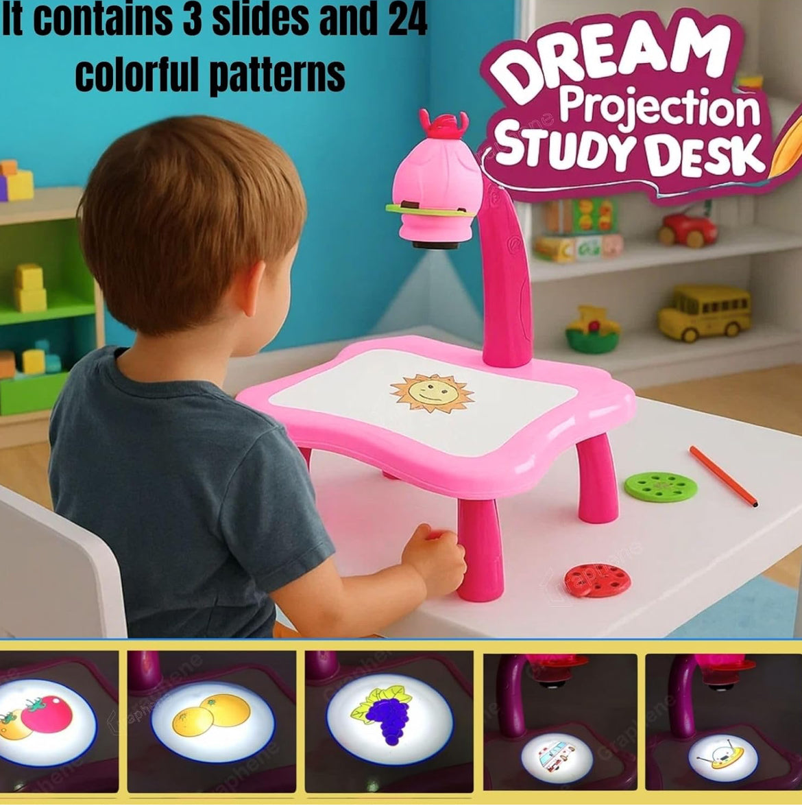 Projector Drawing Desk, Painting Board for Kids
