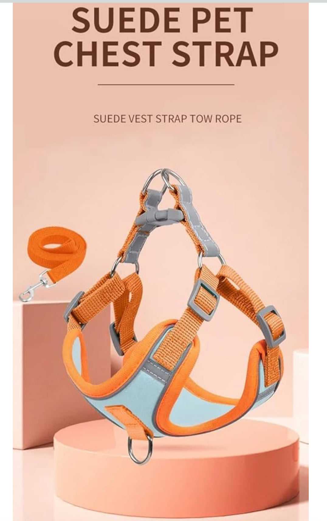 Cat Harness with Leash Adjustable Comfortable