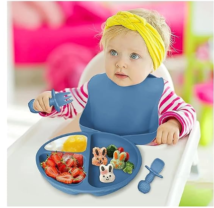 Peeper Silicone Baby Mealtime Kit